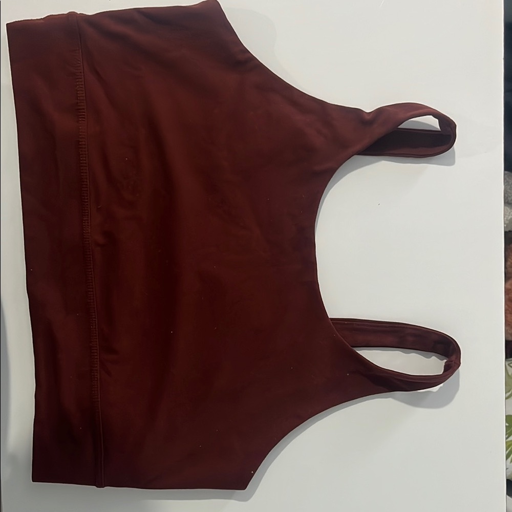 Nike rust Sports Bra